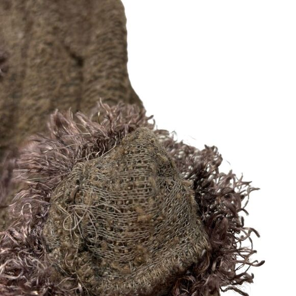 Ladies MonoReno Brand Brown Sequin Detail Zipper Front Cardigan Size Small - Picture 5 of 16